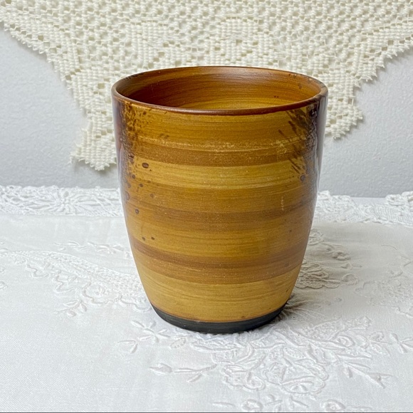 Sango Splash 4951 Tan Drip Cup Mug - Picture 6 of 8